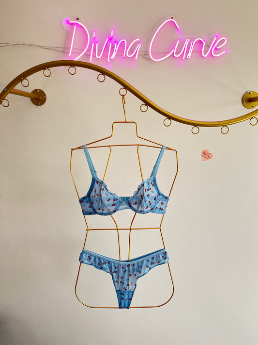 Blue Bliss Dantel Takım